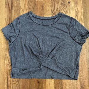Lululemon twist front crop top